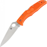 Складной нож SPYDERCO ENDURA 4 сталь VG-10, рукоять Orange FRN 10FPOR